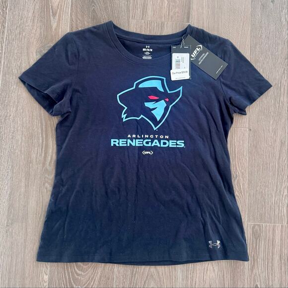 Under Armour Tops - Under Armour UA Arlington Renegades UFL Fan Tshirt Logo Women Medium